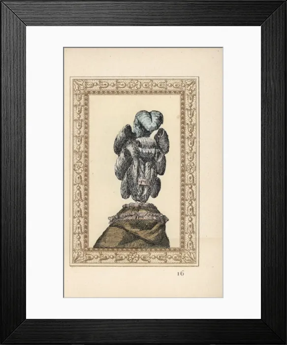Framed Print : Rear view of womans chignon with curls Framed Print : Rear view of womans chignon with curls