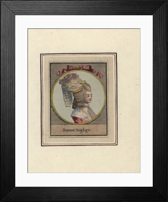 Framed Print : Woman in a rumpled bonnet, 1783 Framed Print : Woman in a rumpled bonnet, 1783