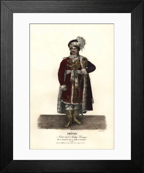 Framed Print : Jean Audeville Fresnoy as Menzicoff in La Framed Print : Jean Audeville Fresnoy as Menzicoff in La