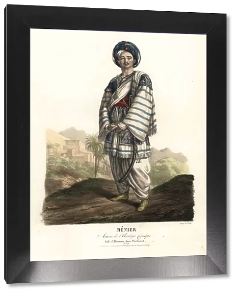 Paulin Menier as Almanzor in Abenhamet, 1815