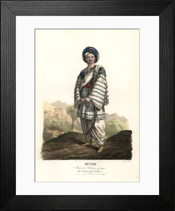 Framed Print : Paulin Menier as Almanzor in Abenhamet, 1815 Framed Print : Paulin Menier as Almanzor in Abenhamet, 1815