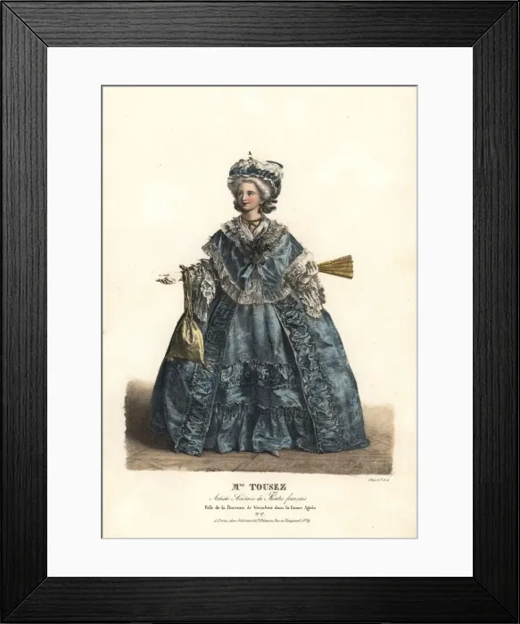 Framed Print : Charlotte Tousez as Baronne de Vieuxbois in Framed Print : Charlotte Tousez as Baronne de Vieuxbois in