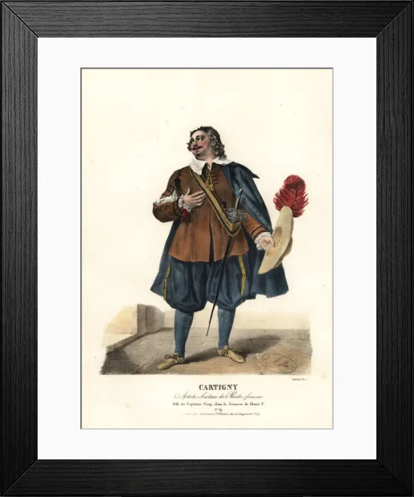 Framed Print : Claude Cartigny as Capitaine Coop in La Jeunesse Framed Print : Claude Cartigny as Capitaine Coop in La Jeunesse