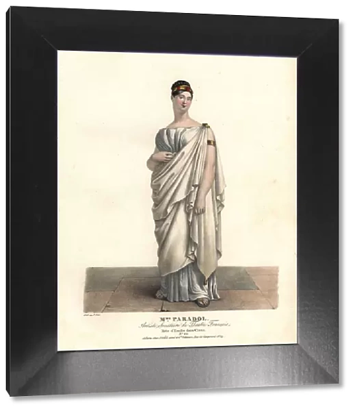 Lucinde Paradol as Emilie in Cinna, 1823