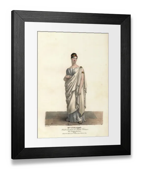 Framed Print : Lucinde Paradol as Emilie in Cinna, 1823 Framed Print : Lucinde Paradol as Emilie in Cinna, 1823