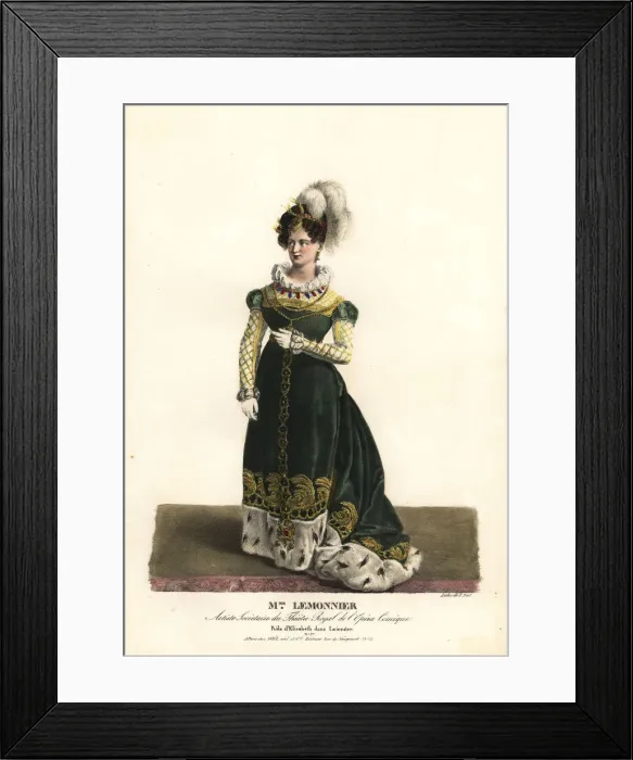 Framed Print : Soprano opera singer Madame Louise Therese Framed Print : Soprano opera singer Madame Louise Therese