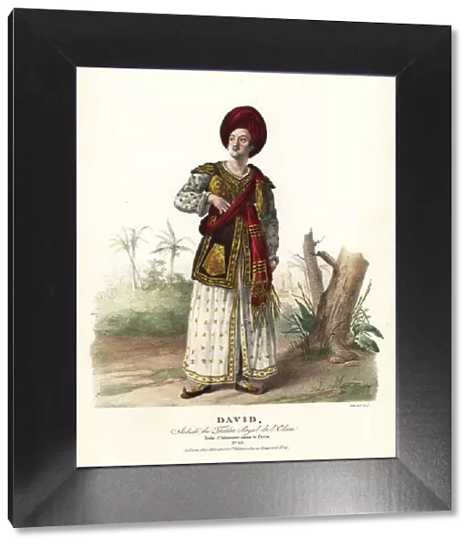 Joseph David as Idamore in Le Paria, 1821
