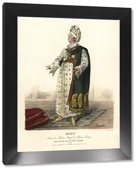 Tenor singer Huet as the Caliph in The Caliph