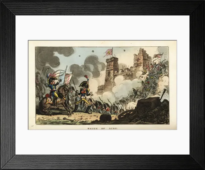 Framed Print : Napoleon Bonaparte ordering his troops to Framed Print : Napoleon Bonaparte ordering his troops to