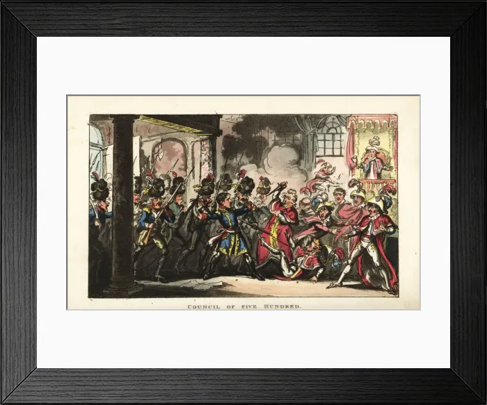 Framed Print : Napoleon Bonaparte leading the grenadiers Framed Print : Napoleon Bonaparte leading the grenadiers