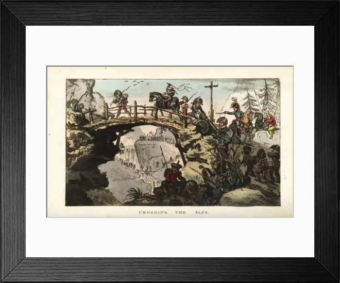 Framed Print : Napoleon Bonaparte directing the French Army Framed Print : Napoleon Bonaparte directing the French Army