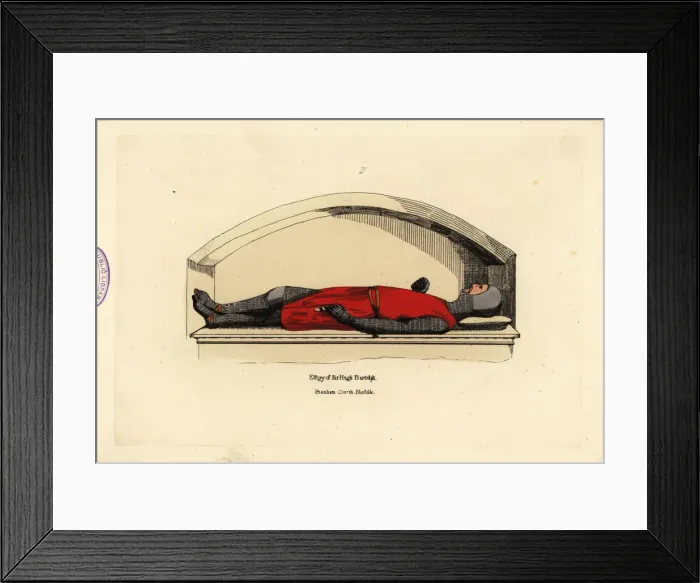 Framed Print : Effigy of Sir Hugh Bardolph, 1259-1304 Framed Print : Effigy of Sir Hugh Bardolph, 1259-1304