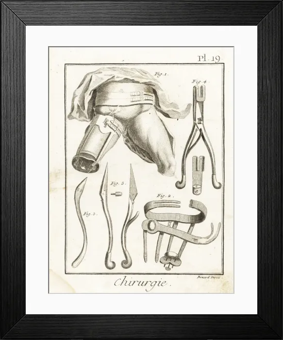 Framed Print : Jean Louis Petits machine to compress Framed Print : Jean Louis Petits machine to compress