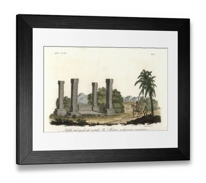 Framed Print : Coronation throne of the ancient Abyssinian kings Framed Print : Coronation throne of the ancient Abyssinian kings