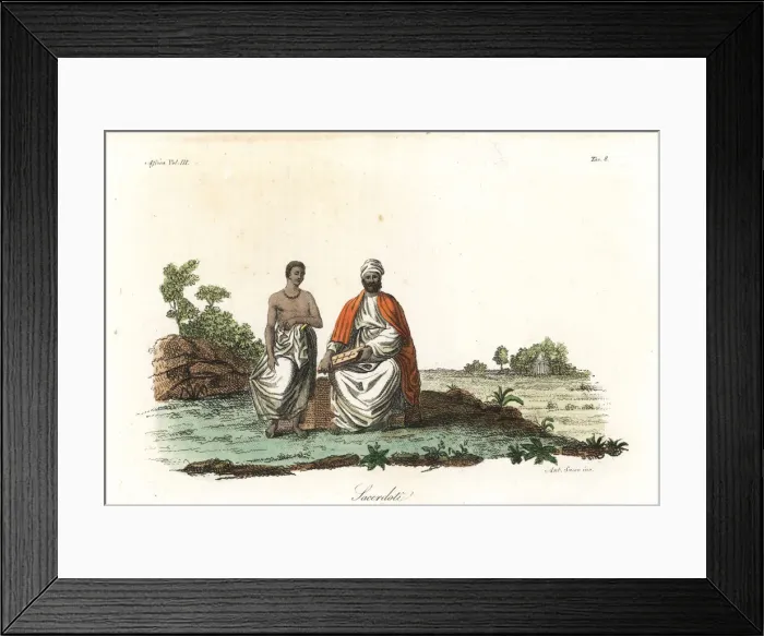 Framed Print : Christian priests of Abyssinia Framed Print : Christian priests of Abyssinia