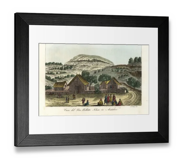 Framed Print : Home of Chief Ras Velletta Selasse in Antalow Framed Print : Home of Chief Ras Velletta Selasse in Antalow