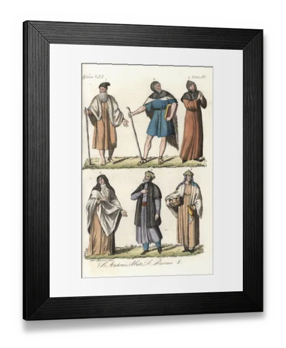 Framed Print : Saint Anthony the Great, Saint Pachomius Framed Print : Saint Anthony the Great, Saint Pachomius