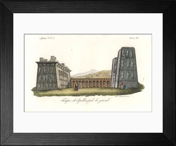 Framed Print : Temple of Edfu, Egypt Framed Print : Temple of Edfu, Egypt