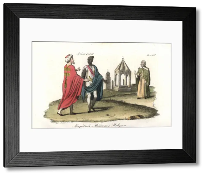 Framed Print : Berber magistrate, soldier and priest, North Framed Print : Berber magistrate, soldier and priest, North