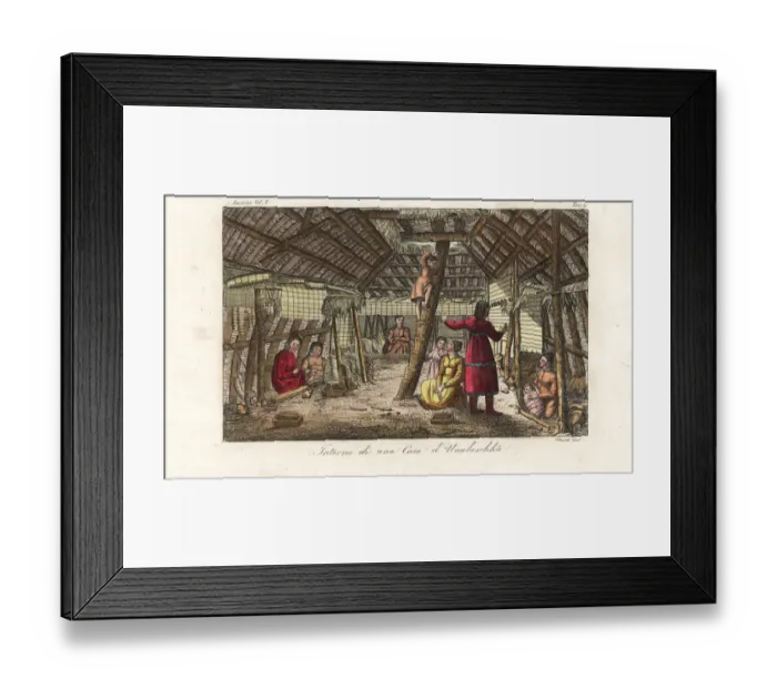 Framed Print : Interior of a house in Unalaska Framed Print : Interior of a house in Unalaska