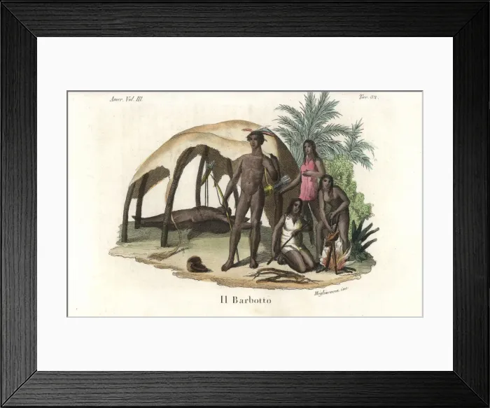 Framed Print : Lengua or Juiadge people of Paraguay Framed Print : Lengua or Juiadge people of Paraguay