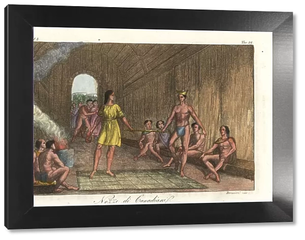 Wedding dance of the Iroquois of Canada