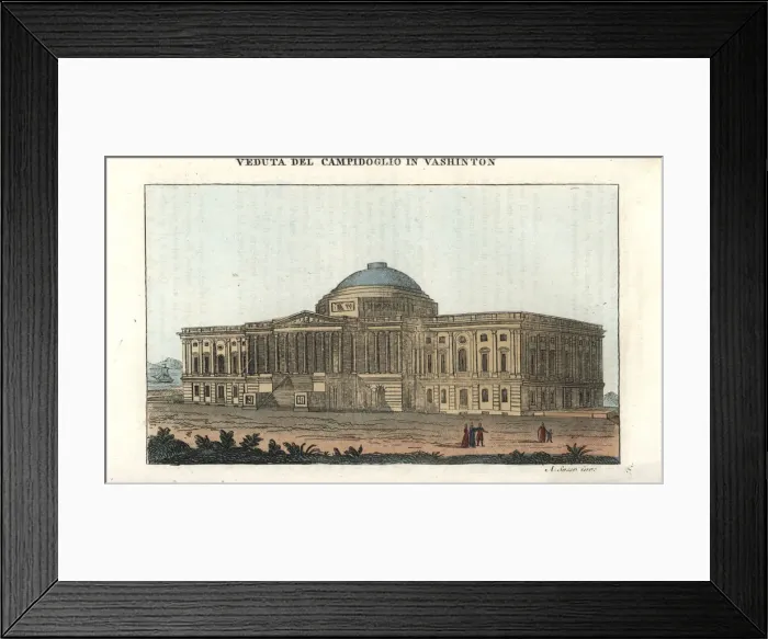 Framed Print : View of the Capitol building in Washington Framed Print : View of the Capitol building in Washington