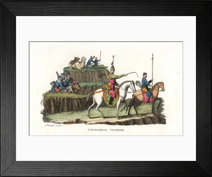 Framed Print : Chinese cavalry Framed Print : Chinese cavalry