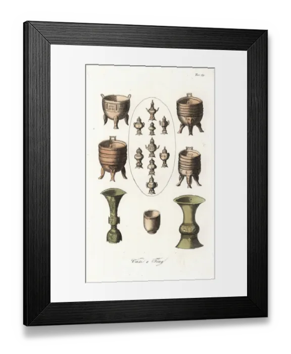 Framed Print : Ancient Chinese vases Framed Print : Ancient Chinese vases
