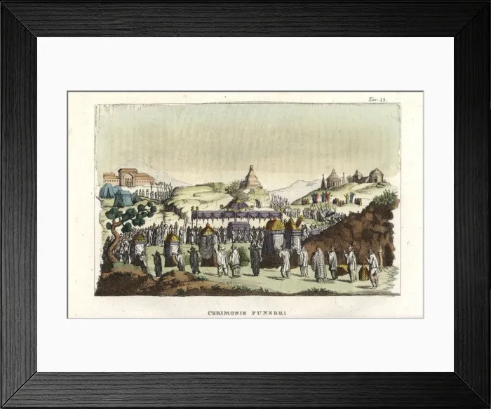Framed Print : Chinese funeral ceremony Framed Print : Chinese funeral ceremony