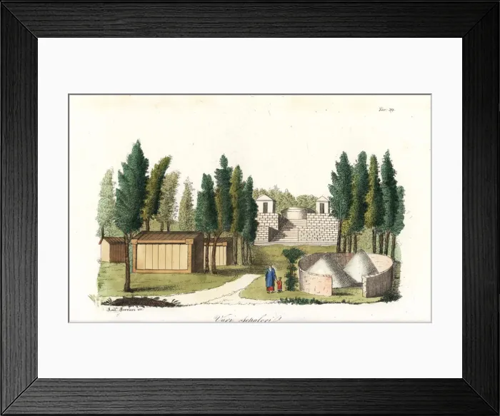 Framed Print : Chinese tombs in a cemetery Framed Print : Chinese tombs in a cemetery