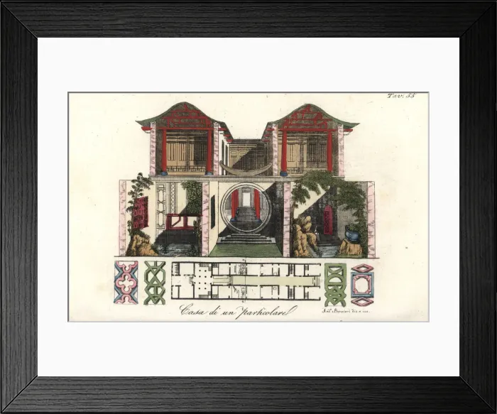 Framed Print : Unique house in Canton Framed Print : Unique house in Canton