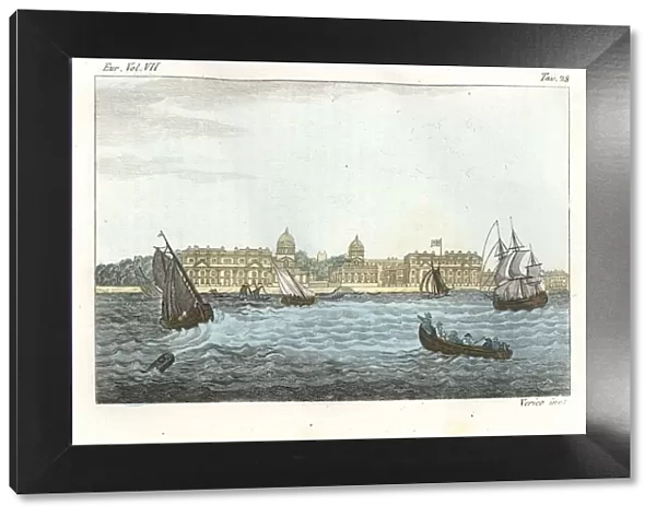 Greenwich Hospital on the River Thames, London, 18th century