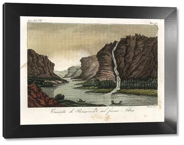 Waterfall on the River Alten, Norway, 18th century