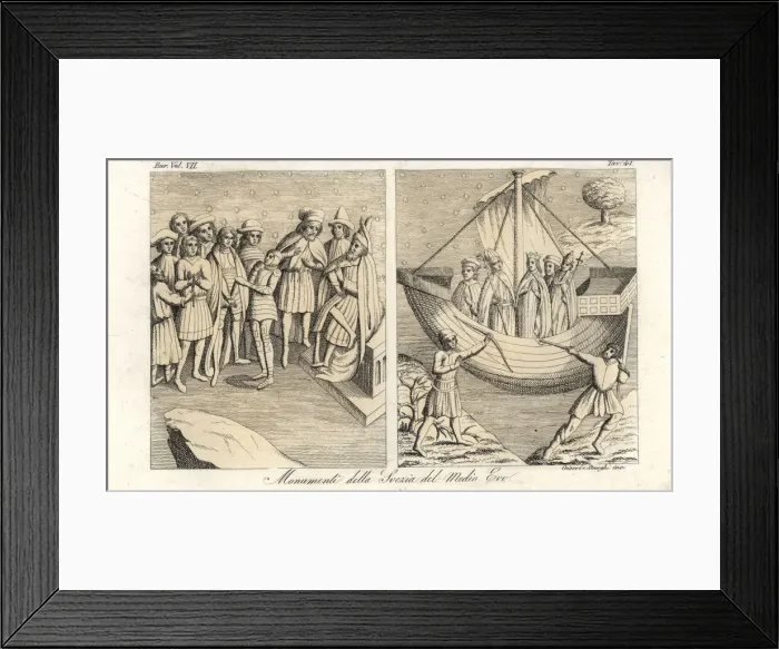 Framed Print : Medieval Swedish monuments Framed Print : Medieval Swedish monuments