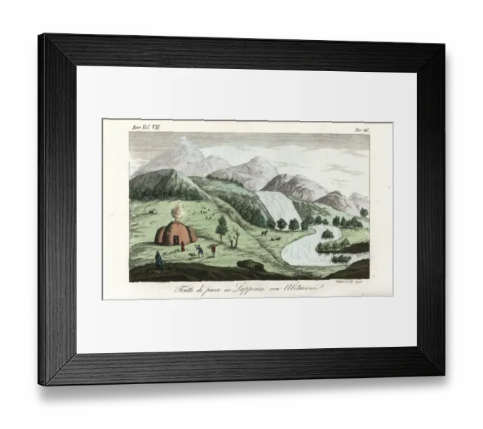 Framed Print : Dome-shaped house of the Sami people, Lapland Framed Print : Dome-shaped house of the Sami people, Lapland