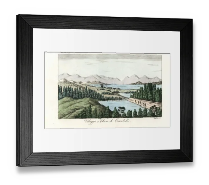 Framed Print : Village with church in Enontekio, northern Lapland Framed Print : Village with church in Enontekio, northern Lapland