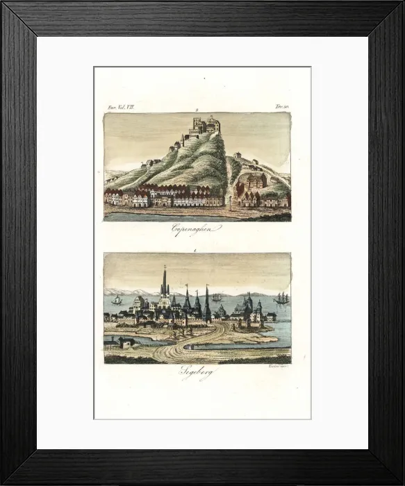 Framed Print : Views of the cities of Copenhagen, Denmark Framed Print : Views of the cities of Copenhagen, Denmark