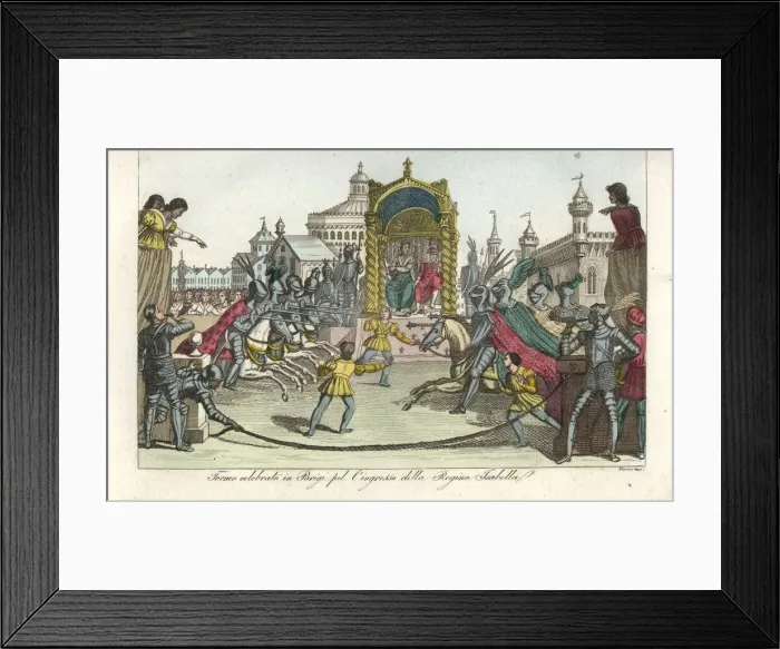 Framed Print : Tournament held to celebrate the entrance Framed Print : Tournament held to celebrate the entrance