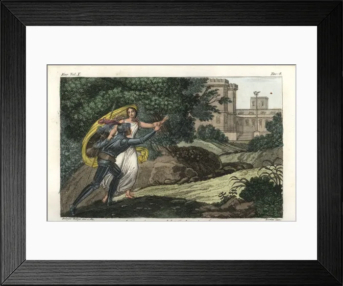 Framed Print : The discovery of the code of love Framed Print : The discovery of the code of love