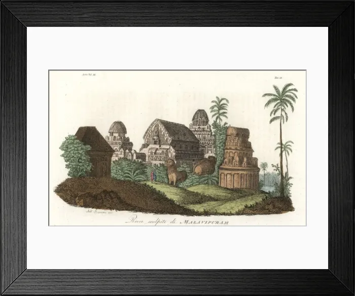 Framed Print : Ancient temples and shrines in the city of Framed Print : Ancient temples and shrines in the city of