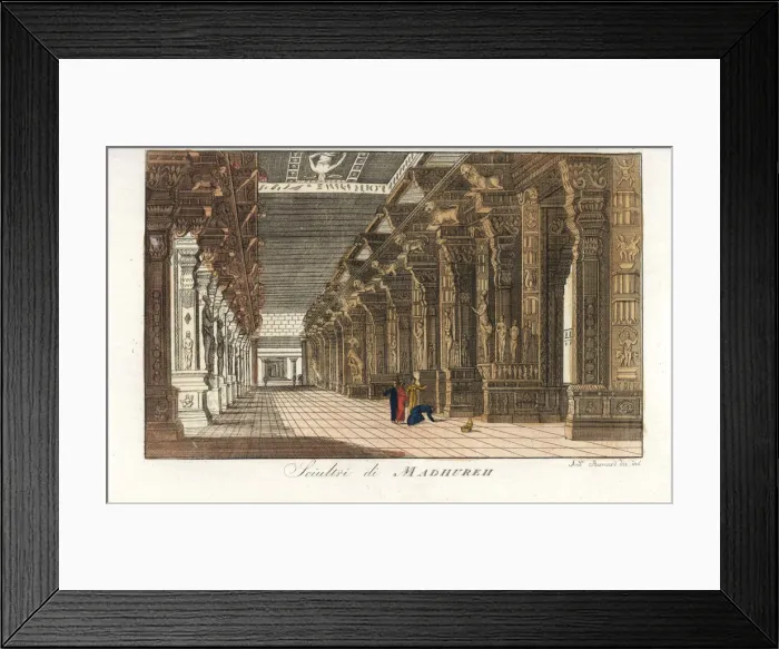Framed Print : Sculptures in the Thirumalai Nayak Palace, Madurai, India Framed Print : Sculptures in the Thirumalai Nayak Palace, Madurai, India