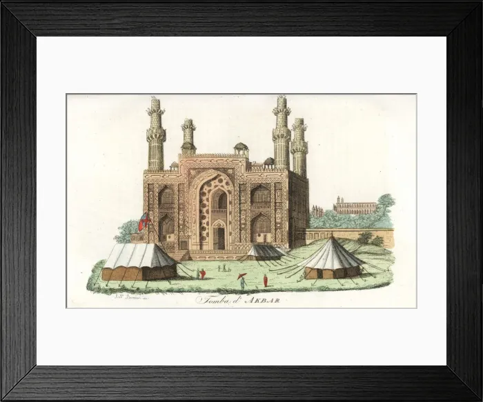 Framed Print : Tomb of Akbar the Great, Agra, Uttar Pradesh, India Framed Print : Tomb of Akbar the Great, Agra, Uttar Pradesh, India