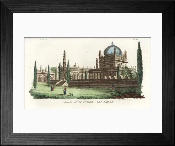 Framed Print : Tomb of Hyder Ali Khan, Sultan of Mysore, India Framed Print : Tomb of Hyder Ali Khan, Sultan of Mysore, India
