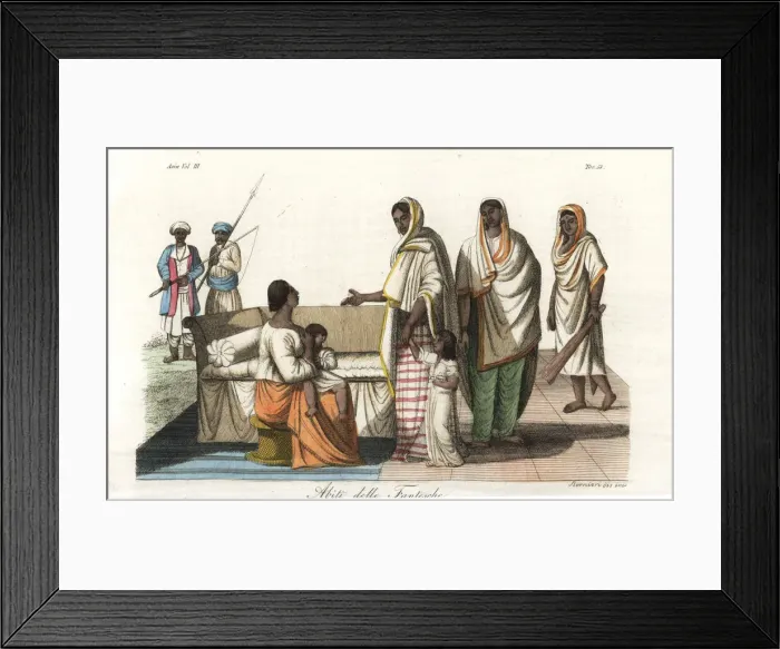 Framed Print : Indian servants clothes Framed Print : Indian servants clothes
