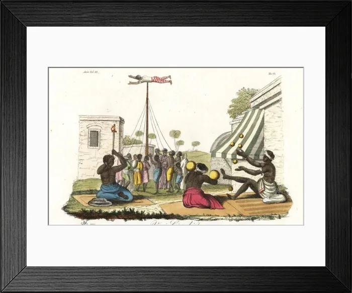 Framed Print : Indian street entertainers Framed Print : Indian street entertainers