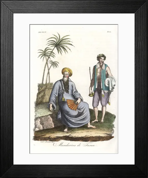 Framed Print : Mandarin or magistrate of Da Nang, Vietnam Framed Print : Mandarin or magistrate of Da Nang, Vietnam