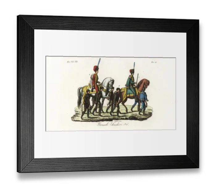Framed Print : Masters of the Horse, Hungarian Army, 18th century Framed Print : Masters of the Horse, Hungarian Army, 18th century