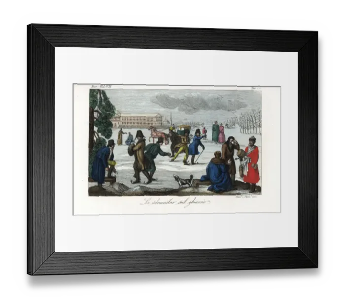 Framed Print : Skating on the ice Framed Print : Skating on the ice