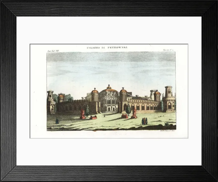 Framed Print : Petrovsky Palace, Moscow, 18th century Framed Print : Petrovsky Palace, Moscow, 18th century